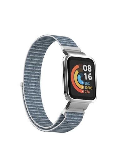 Xiaomi Redmi Watch Mi Watch Lite Uyumlu Krd-61 Hasır Zore Kordon-no11