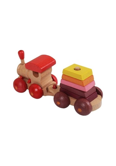 Piramit Vagonlu Ahşap Tren