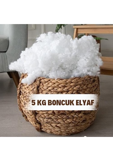 5 KG %100 BONCUK ELYAF YASTIK YORGAN OYUNCAK MALZEMESİ
