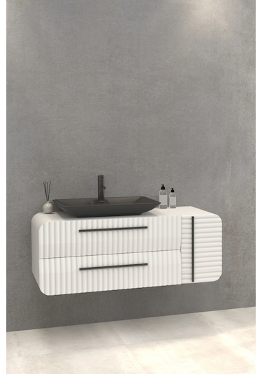 Anemon 110 Cm Alt Modül - Beyaz