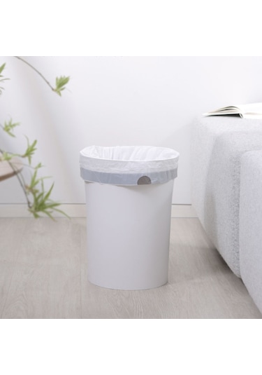 Tenfowee 60 Adet Çift Ağızlı Çöp Poşeti - Dayanıklı Hdpe Malzeme, Mutfak Ve Yatak Odası İçin Büyük Kapasiteli Çöp Torbası, 45x50mm Beyaz