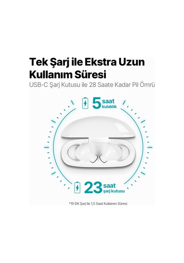 Ttec Airbeat On Tws Bluetooth 5.3 Kablosuz Kulak İçi Kulaklık