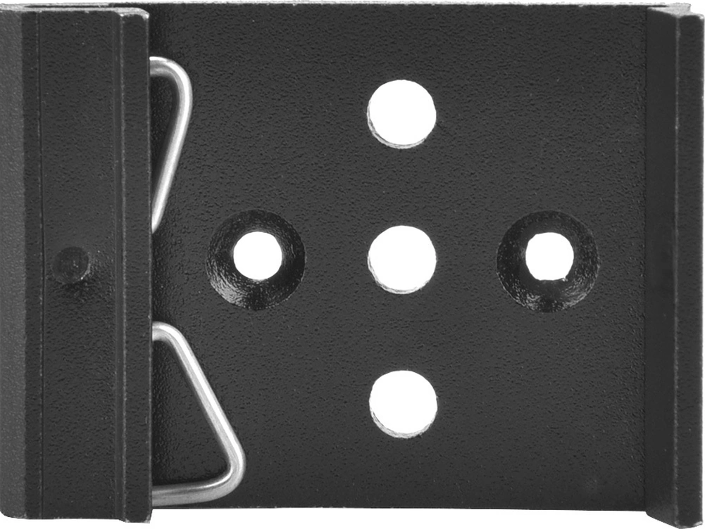 Tenfowee 35mm Din Rayı Sabitleyici Klipsi 5 Delikli, Pürüzlü Siyah, Alüminyum, Dayanıklı Diğer