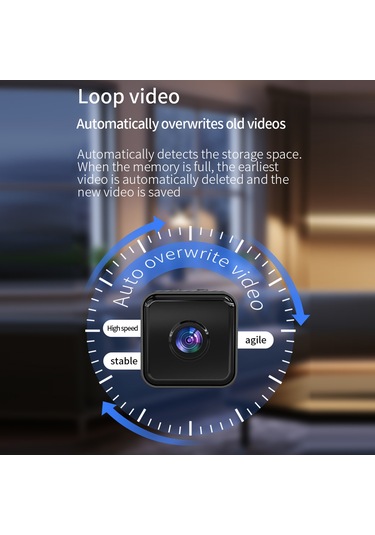 Fosenze X2 Akıllı Güvenlik Kamerası: Kablosuz Bağlantı, Ir Gece Görüşü, Hareket Tespiti, 4-64gb Yerel Depolama, İwfcam Uygulaması
