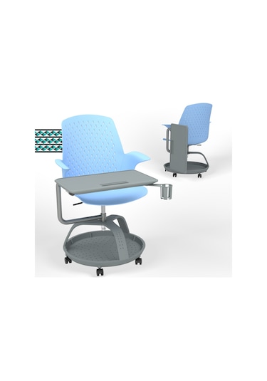 Karr Office Sona 360 Yazı Tablalı Mobil Eğitim Sandalyesi