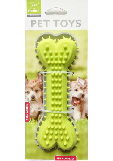 Nunbell Tırtıklı Diş Kaşıma Kemik Köpek Oyuncağı 16 CM