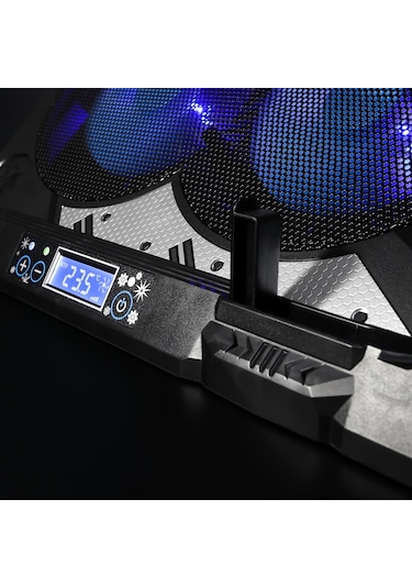 Rush RC828 Ironice Çift Fanlı Led Aydınlatmalı Laptop Notebook Soğutucu