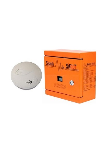 Sismik Siscut / 4 Çıkışlı Elektromekanık No-c-nc Deprem Sensörü + Röleli Duman Dedektörü