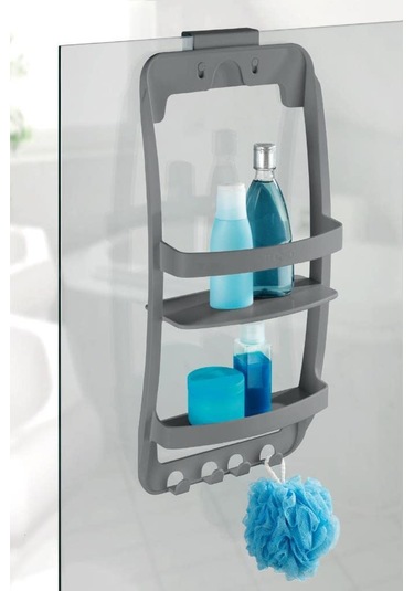 Saban Plastik Banyo Rafı Gri Diğer