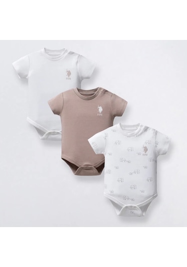 U.S. Polo Assn. U.s Polo Assn 3'lü Body Usb2324 Beyaz