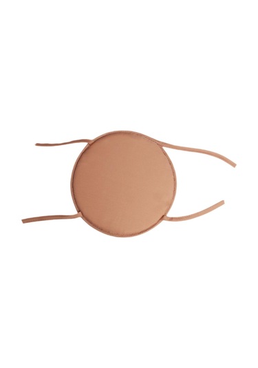 Suntek Yuvarlak Sandalye Yastık Zemin Pouf Mat Kahverengi-38-cm Kahverengi 38 Cm