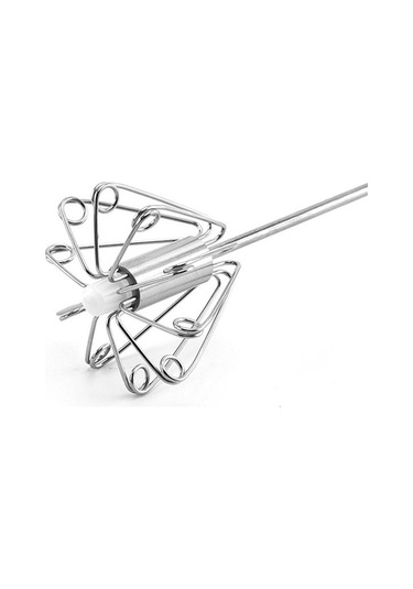 Ulzyvf Yumurta Çırpıcı Paslanmaz Mutfak Mikseri Döndürülebilir Çelik Siyah