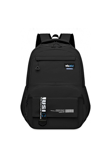 Gençler İçin Şık Ve Konforlu Okul Çantası, Ergonomik Tasarımıyla Omurga Sağlığını Koruyan, Hafif Ve Geniş Bölmeli Sırt Çantası, Ortaokul Ve Lise Öğrencilerine Özel Siyah