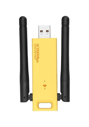 Yaozixa Usb 3.0 Kablosuz Ağ Kartı, 1200mbps, 2.4/5ghz Çift Frekans, 802.11ac, Dışarıdaki Çift Anten, Wd-4602ac Modeli