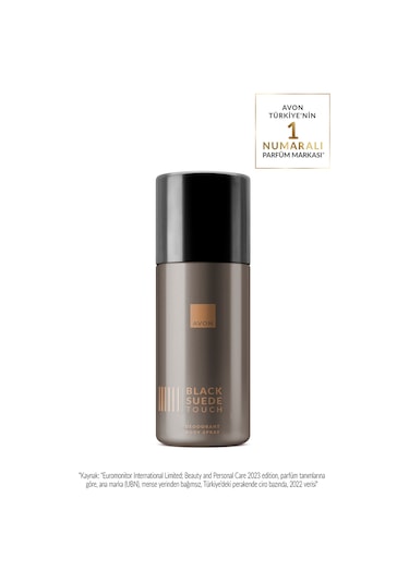 Avon Black Suede Touch Erkek Sprey Deodorant 150 ML