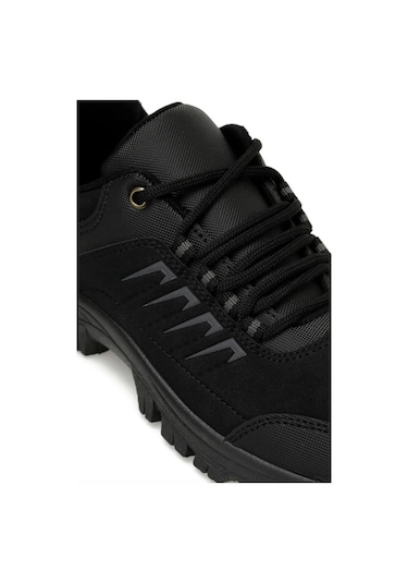Ghattix Kışlık Erkek Günlük Trekking Ayakkabı Siyah Siyah