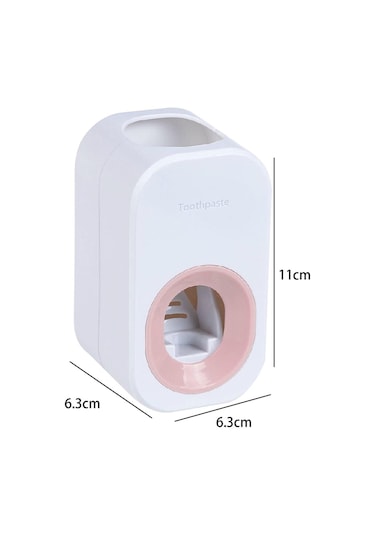 Suntek Magideal Ev Banyo Otel D İçin Otomatik Diş Macunu Dispenseri Beyaz