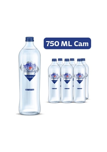 Uludağ Premium Su  Cam Şişe 6 x 750 ML