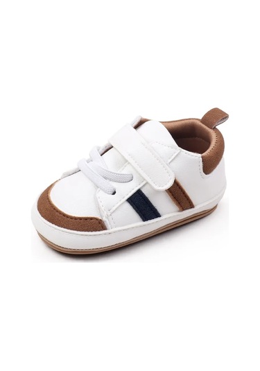 Yenidoğan Bebekler İçin Tabanlı Pinetki Spor Ayakkabılar 419168026 Beyaz