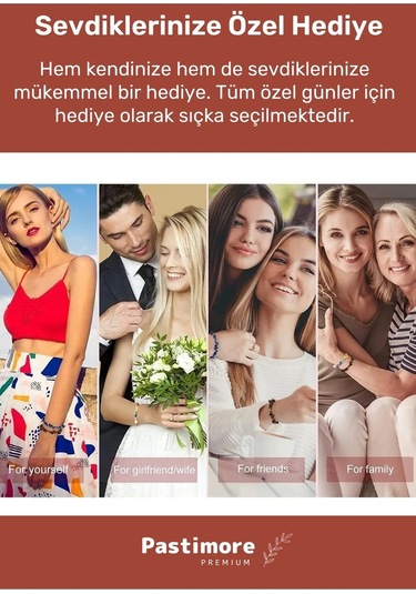 Unisex Doğal Mercan Taşı Bileklik Kırmızı Konsantrasyon Saflık Denge Nazar Çakra Bilekliği Çok Renkli