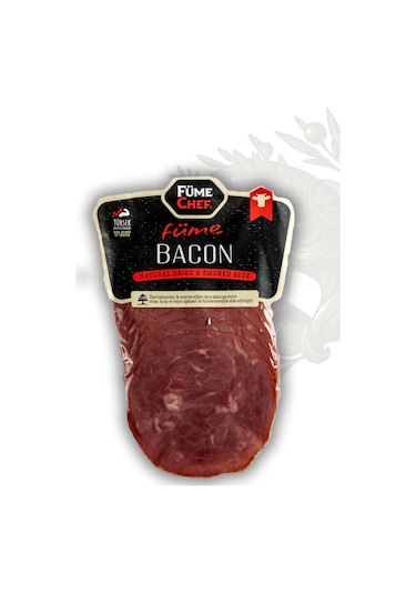 Füme Chef Dilimli Füme Bacon 100 Gr Kaburga