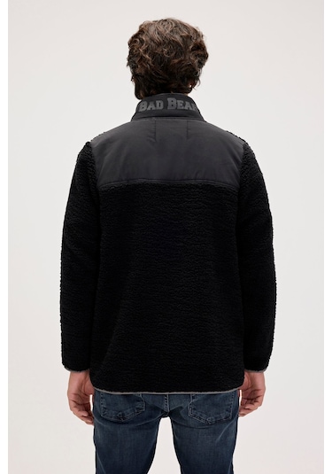 Galvin Siyah Erkek Full-zip Polar Sweatshirt Siyah