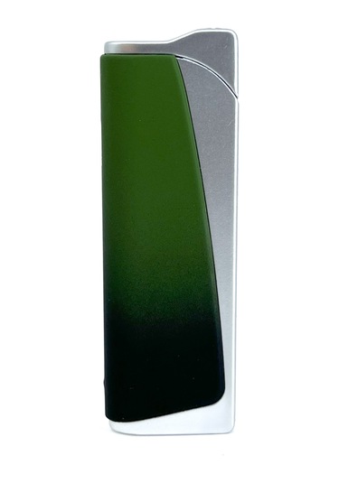 Tek Torch Jet Alev Çakmak - Mat Krom/yeşil