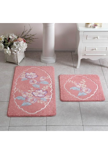 Taç Salvia Baskılı Paspas