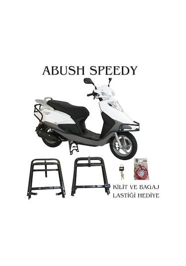 Abush Speedy 110 125 Kızaklı Kurye Paket Çanta Demiri