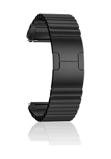 Teknocep Galaxy Watch 46mm Uyumlu Krd-35 22mm Metal Kordon-gümüş