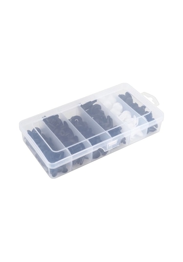 Maoyaya 100'ü 1 Arada Evrensel Araba Plastik Bağlantı Elemanları Ve Perçin Klips Seti -