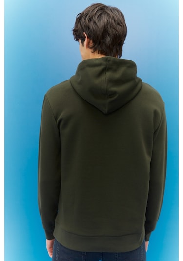 Regular Fit Normal Kesim Kapüşonlu Sweatshirt Çok Renkli