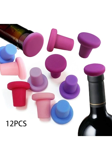 Suntek Mutfak Restoranı Için Mühürlü Şarap Stoper Fişi Çok Renkli