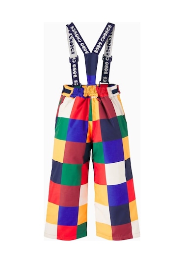 Bobo Choses Multicolor Tiles Çocuk Kayak Salopet Pantolon Çok Renkli