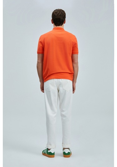 Lufian Erkek T Shirt 111040206s2 Haki-turuncu Oranj