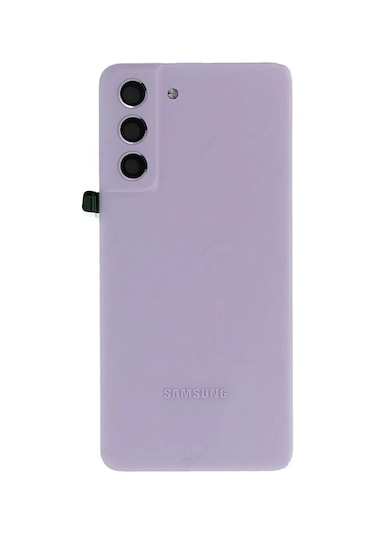 Samsung S21 Fe Mor Uyumlu Arka Kapak Batarya Kapağı Pil Kapağı Mor