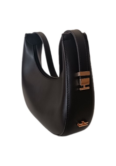 Benny Bayan Kol Omuz Çantası Baget Çanta Siyah