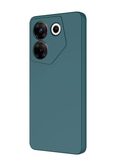 Goocamp Tecno Camon 20 Pro 5g Kılıf Mara Lansman Kapak - Koyu Yeşil Koyu Yeşil