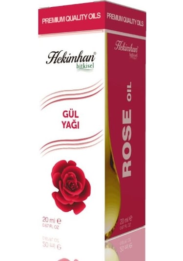 Hekimhan Bitkisel Gül Yağı 3 x 20 ML