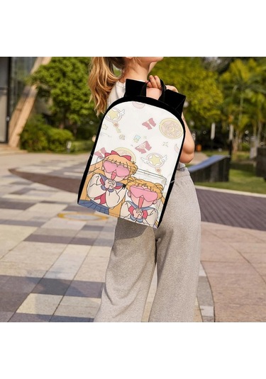 Trendooze Uygun, Siyah Siyah Sırt Seyahat, Sailor Organizasyon Moon Kawaii Karikatür, İş İnç İle, İçin, Genç, Dizüstü Çoklu Cf60 Çantası, Çalışması Bölmeleri Bilgisayara 15.6 Ma Siyah