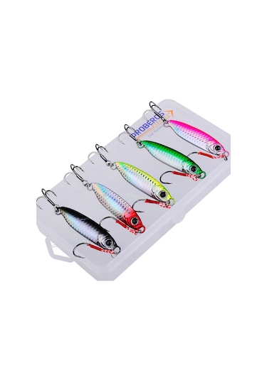 5 Adet Balıkçılık Yemi Seti Açık Deniz Balıkçılığı Trolleme Tekne Balıkçılığı Yapay Yem Seti Simüle Balıkçılık Yemi Balıkçılık Aksesuarı