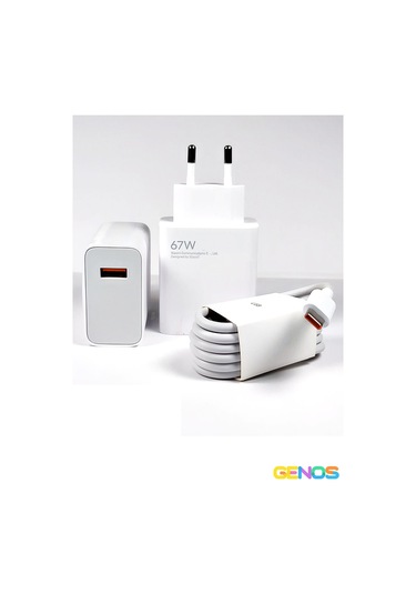 Xiaomi Uyumlu Type-c 67w Watt Hızlı Şarj Aleti Adaptörü Şarj Kablo Set