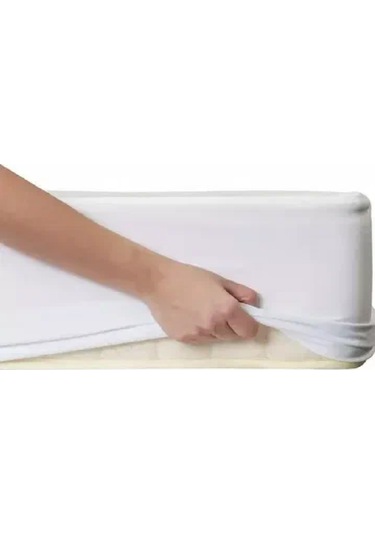 Altın Karma 60 X 120 Cm Çocuk Bebek Fitted Alez Sıvı Geçirmez Beyaz