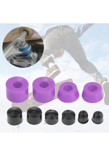 Homyl Açık Için Kaykay Kamyon Burç Kiti Amortisörler Yumuşak Mor Mor Çok Renkli