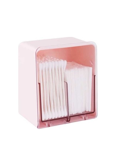 Dancemonkey Zy-hz006 Toz Tasarım Süngeri Şeffaf Saklama Pembe Pamuklu Kutusu Su Geçirmez Çubukla Cbtx Abs - Ym Pembe