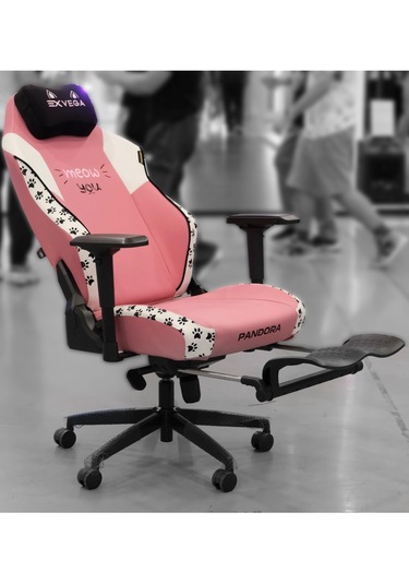 Exvega Pandora Ayak Uzatmalı Masajlı Profesyonel Yönetici Ve Çalışma Koltuğu