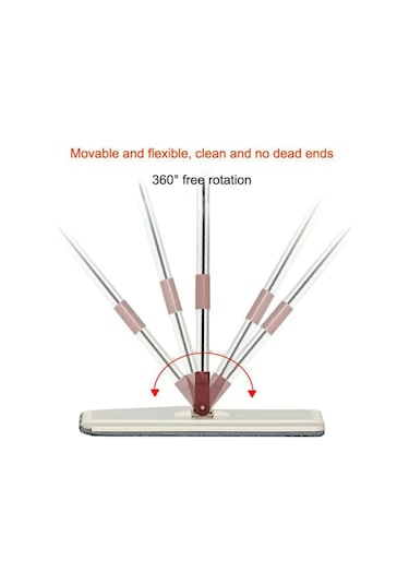 Spin Mop Tablet Mop Temizlik Seti Krem 5 L