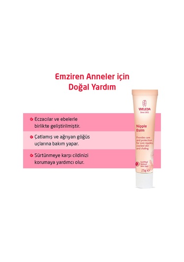 Weleda Organik Göğüs Ucu Bakım Kremi 25g