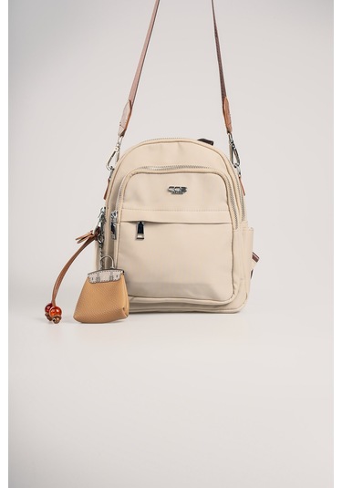 Ççs Kadın Sırt Çantası Ccs18024 Bej Bej