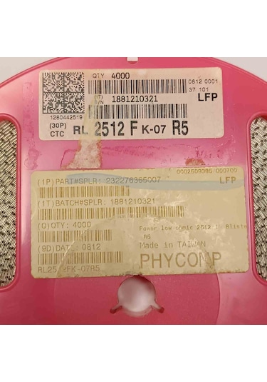 7,5r 2512 Smd Direnç 150 Adet